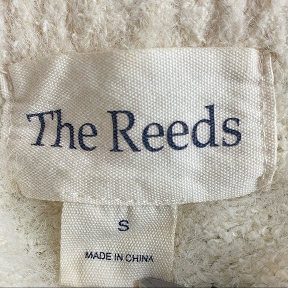The Reeds Women's Ivory Short Sleeve Sweater Size Small - Picture 4 of 7